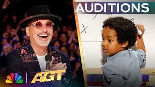 GENIUS 2-Year-Old Baby Dev Is AGT's Youngest Mathematic