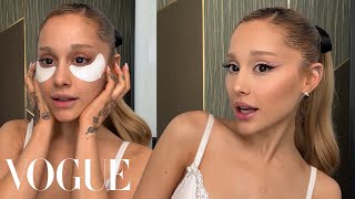 Ariana Grande's Skin Care Routine & Guide to a ‘60s Cat Eye | Beauty Secrets | Vogue