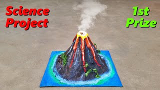 Volcano working model  Best and easy science project 2