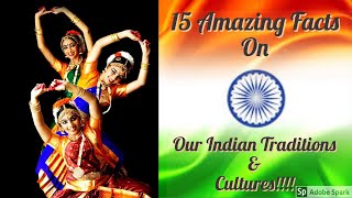 15 AMAZING FACTS ON INDIAN TRADITION AND CULTURE in Hindi || CULTUREBOX ||