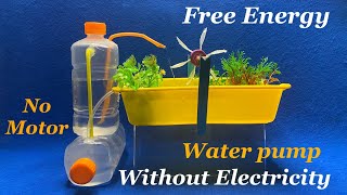 How to make a free energy water pump