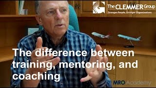 The Difference Between Training, Mentoring, and Coachin