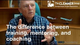 The Difference Between Training, Mentoring, and Coaching