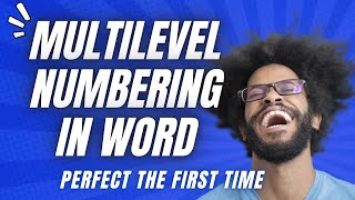 How To Create Multilevel Numbering In Word (That Actual