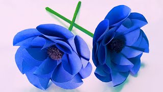 Paper Flowers  Very Easy Paper Flower Paper Crafts For