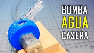 Mini Bomba de Agua Casera con Motor  Experimentos Case