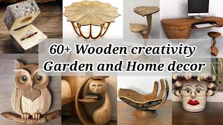 60+ Wooden Creativity ideas for your Home and Garden decor ll wooden items ll wooden ll home garden