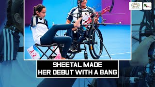 Armless archer Sheetal Devi narrowly misses world record। Paris Paralympics 2024