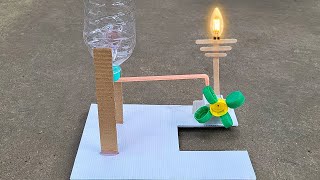 Easy science project working model - Hydro generator