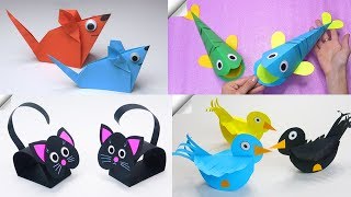 11 DIY paper crafts  Paper toys