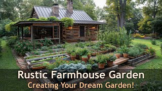 Transform Your Outdoor Space Rustic Farmhouse Garden I