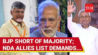 Beginning of Real Trouble For BJP? Nitish, Naidu List 3 Major Demands Before Modi's Party | Watch