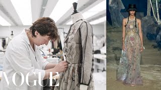 How a Dior Dress Is Made, From Sketches to the Runway 