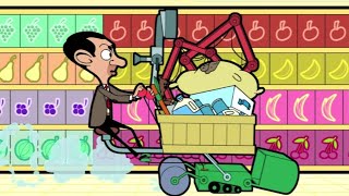Mr Bean  Super Trolley  Cartoon for kids  Mr Bean Ca