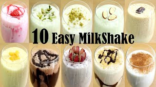 10 EASY MILKSHAKE RECIPE – HOW TO MAKE REFRESHING SUMMER DRINKS