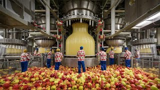 Apple Juice Production Process | How It's Made in a Factory